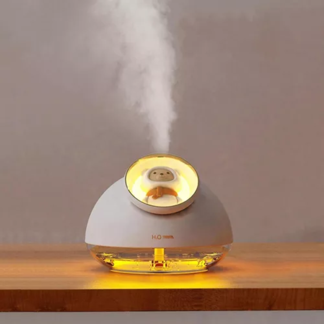 Humidificador Nave Osito Polar: Frescura y Encanto en Tu Espacio